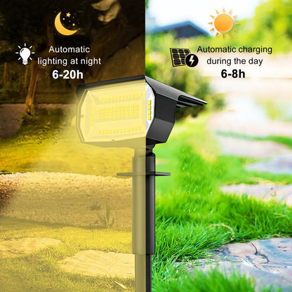Bright Solar Garden Spotlights